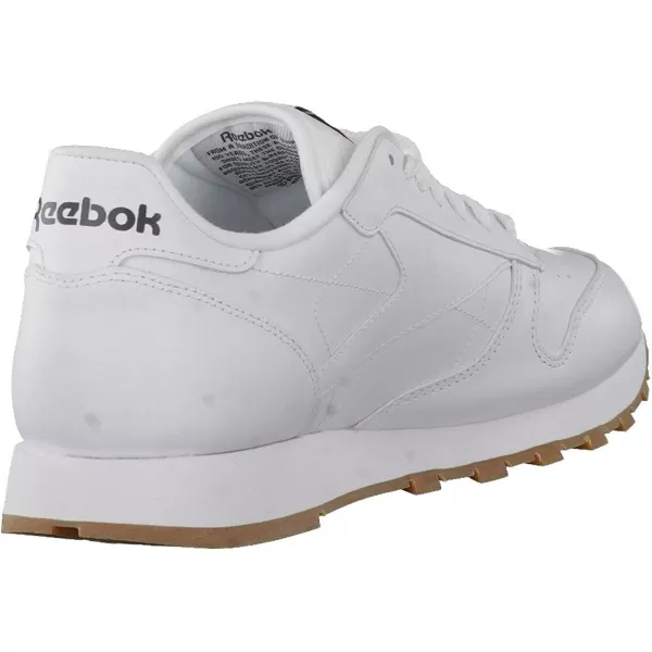 imageReebok Mens Classic Leather Sneaker in WhiteGum 2