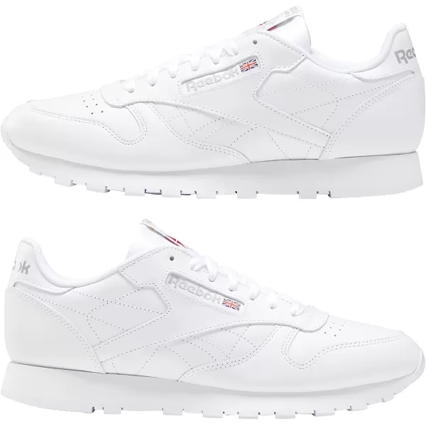 imageReebok Mens Classic Leather Sneaker in WhiteLight Grey