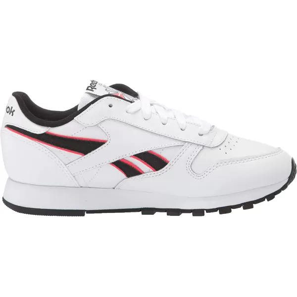 imageReebok Mens Classic Leather Sneaker in WhiteNeon RedBlack