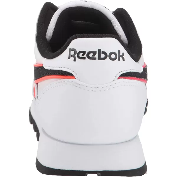 imageReebok Mens Classic Leather Sneaker in WhiteNeon RedBlack