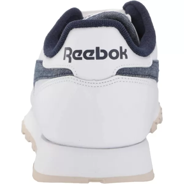 imageReebok Mens Classic Leather Sneaker in WhiteVector NavyStucco