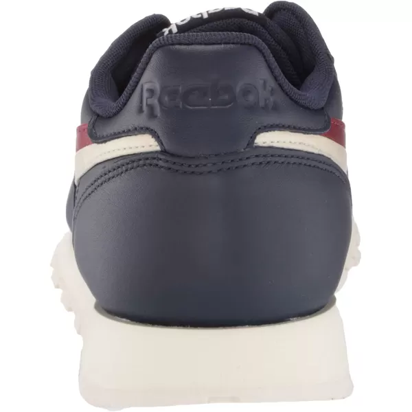 imageReebok Mens Classic Leather SneakerVector NavyMerlotAlabaster