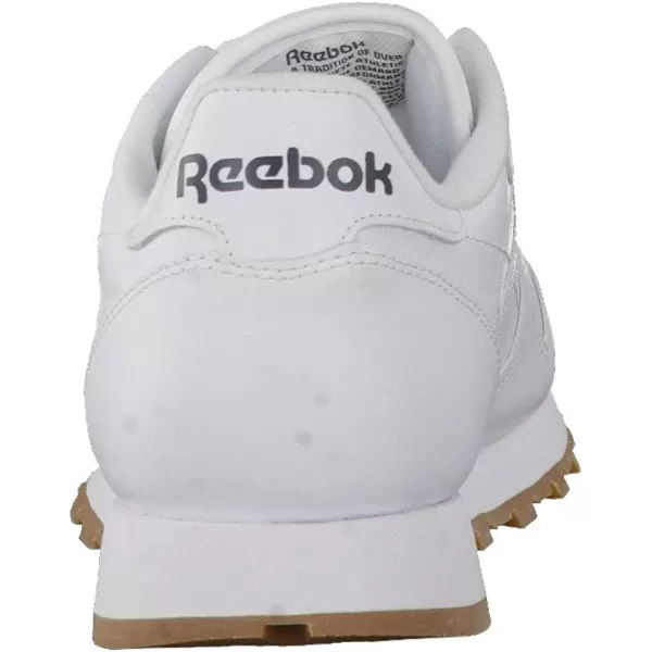 imageReebok Mens Classic Leather SneakerWhiteGum 2