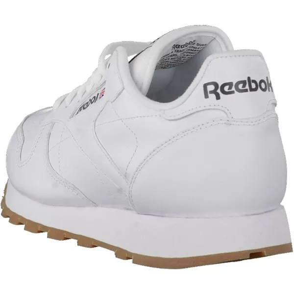 imageReebok Mens Classic Leather SneakerWhiteGum 2