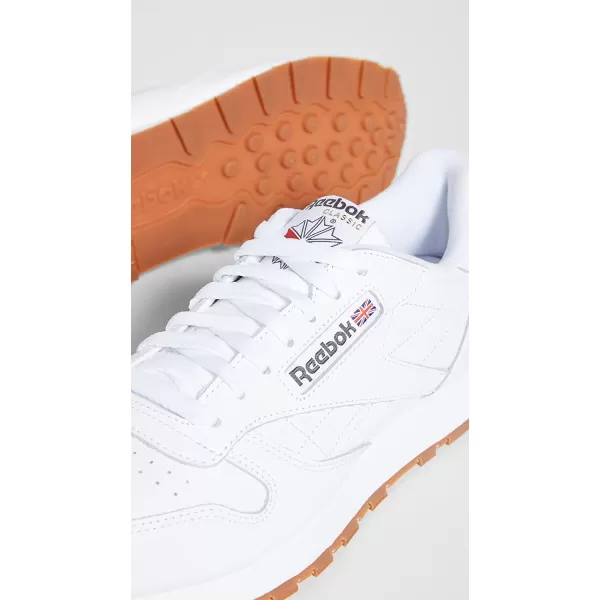 imageReebok Mens Classic Leather SneakerWhiteGum