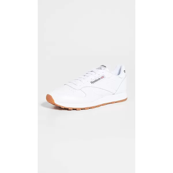 imageReebok Mens Classic Leather SneakerWhiteGum