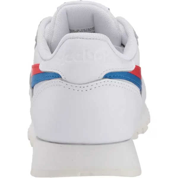 imageReebok Mens Classic Leather Sneakers in White Instinctive Red and Dynamic Blue