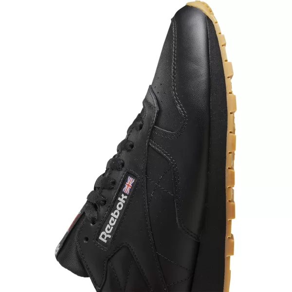 imageReebok Mens Classic Leather SneakersBlackGum