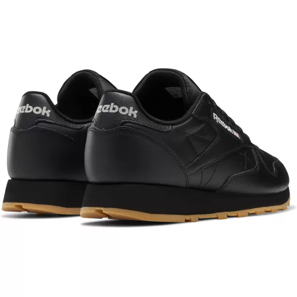 imageReebok Mens Classic Leather SneakersBlackGum