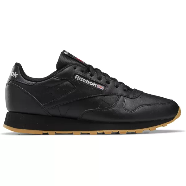 imageReebok Mens Classic Leather SneakersBlackGum