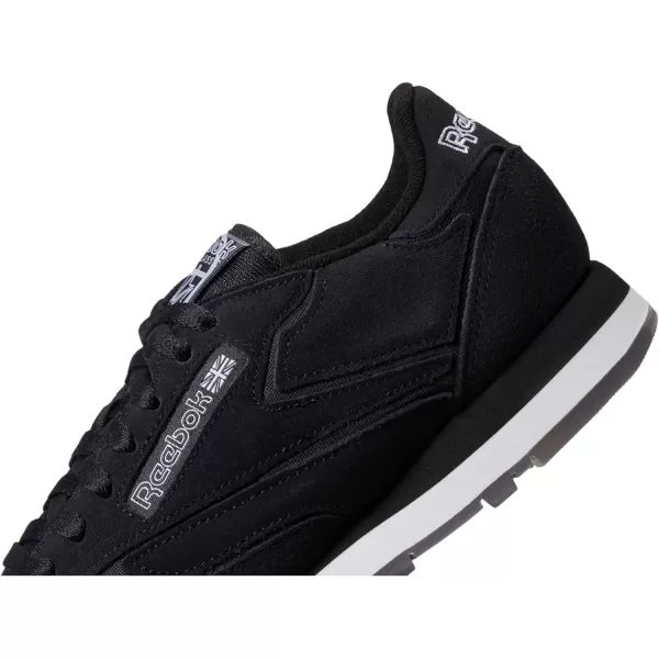 imageReebok Mens Classic Leather SneakersBlackWhite