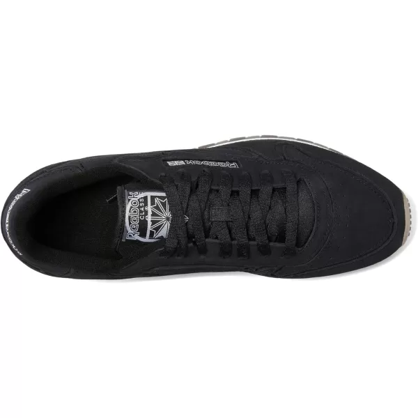 imageReebok Mens Classic Leather SneakersBlackWhite