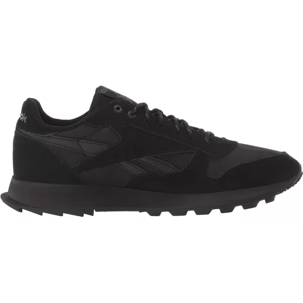 imageReebok Mens Classic Leather SneakersCblackCblackPurgry