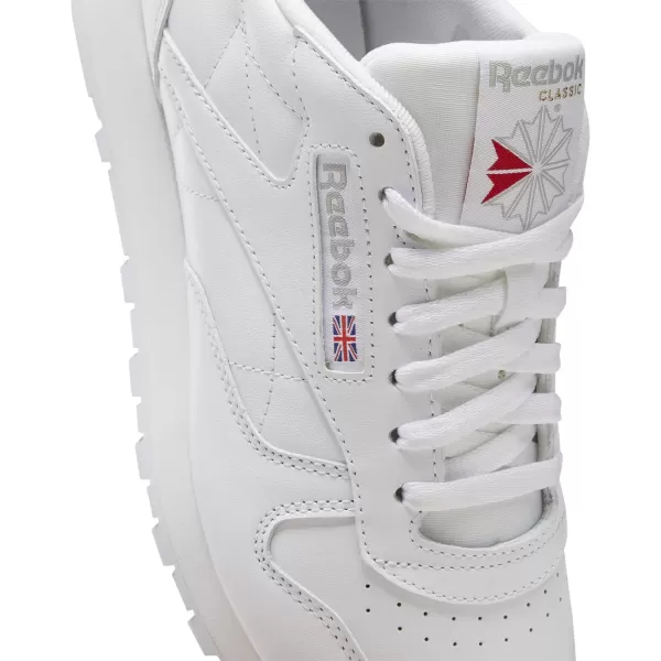 imageReebok Mens Classic Leather SneakersFtwr WhiteFtwr WhitePure Grey 3