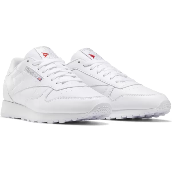 imageReebok Mens Classic Leather SneakersFtwr WhiteFtwr WhitePure Grey 3
