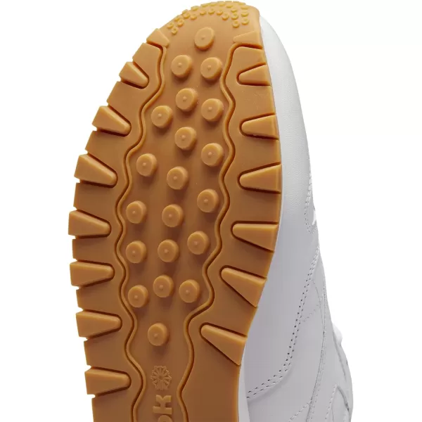 imageReebok Mens Classic Leather SneakersFtwr WhitePure Grey 3Reebok Rubber Gum04