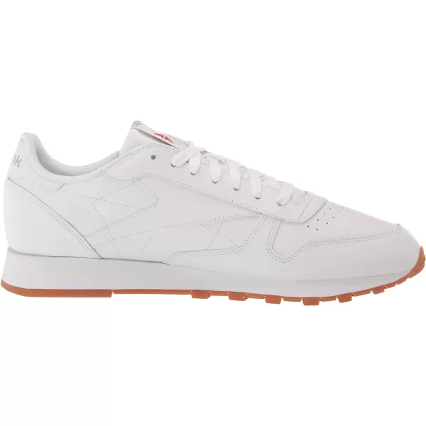 imageReebok Mens Classic Leather SneakersFtwr WhitePure Grey 3Reebok Rubber Gum05