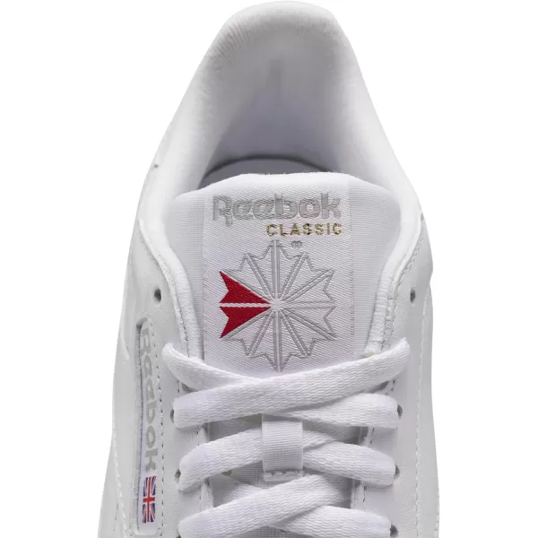 imageReebok Mens Classic Leather SneakersFtwr WhitePure Grey 3Reebok Rubber Gum07
