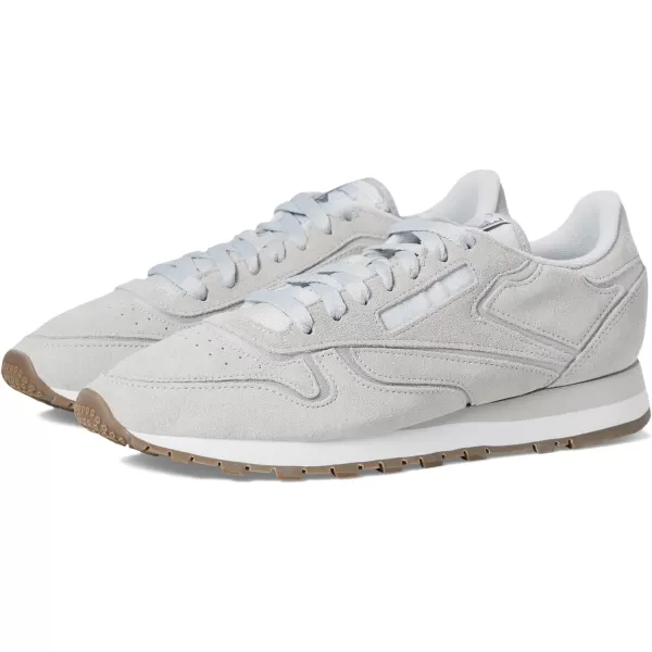 imageReebok Mens Classic Leather SneakersPure GreyWhite