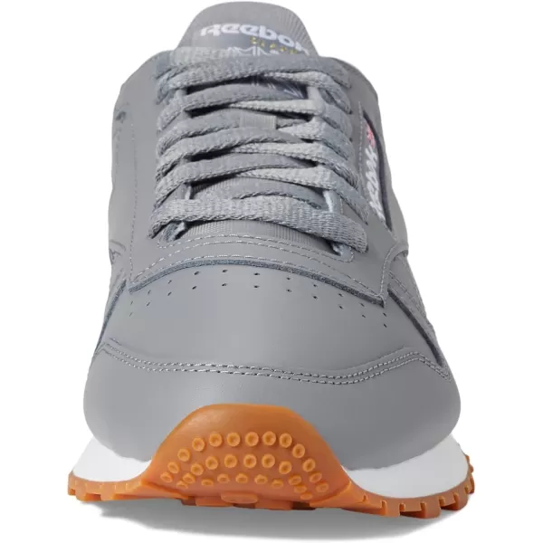 imageReebok Mens Classic Leather SneakersPure GreyWhiteGum
