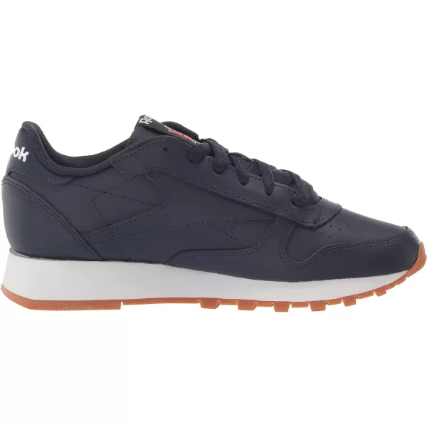 imageReebok Mens Classic Leather SneakersVector NavyWhiteGum