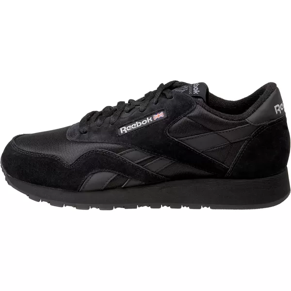 imageReebok Mens Classic Nylon SneakerBlackBlackCarbon 2