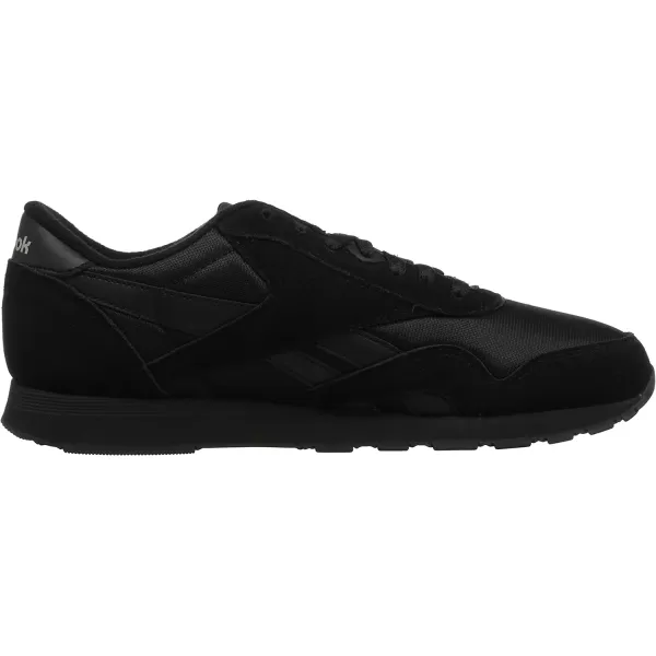 imageReebok Mens Classic Nylon SneakerBlackBlackCarbon