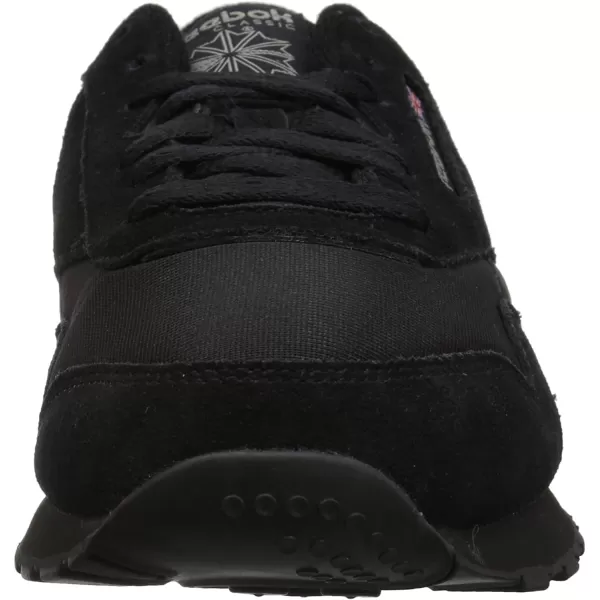 imageReebok Mens Classic Nylon SneakerBlackBlackCarbon