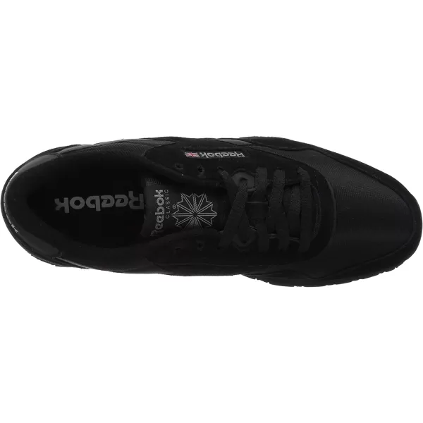 imageReebok Mens Classic Nylon SneakerBlackBlackCarbon