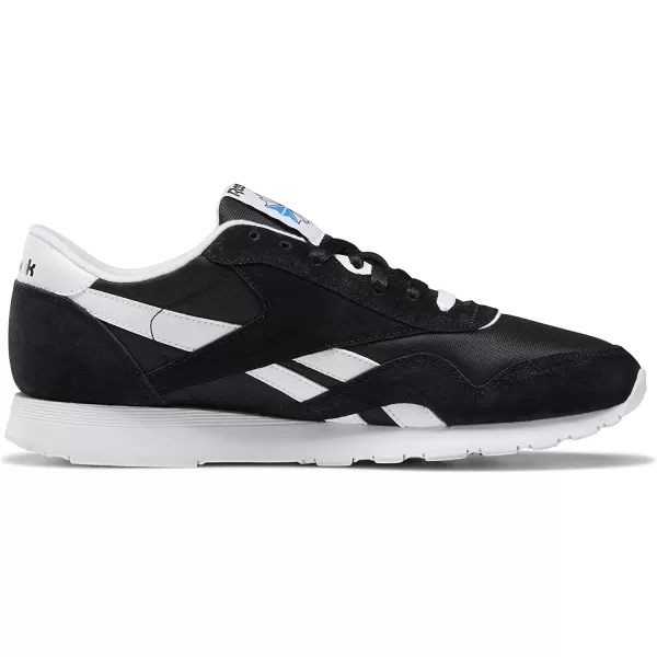 imageReebok Mens Classic Nylon SneakerBlackBlackWhite