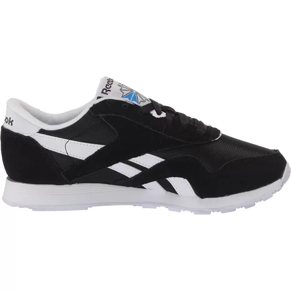 imageReebok Mens Classic Nylon SneakerBlackBlackWhite