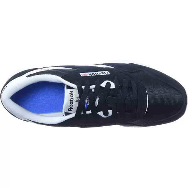 imageReebok Mens Classic Nylon SneakerBlackBlackWhite