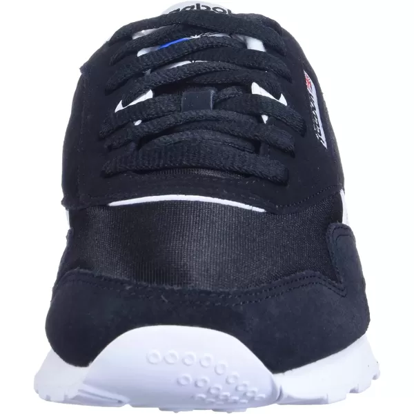 imageReebok Mens Classic Nylon SneakerBlackBlackWhite