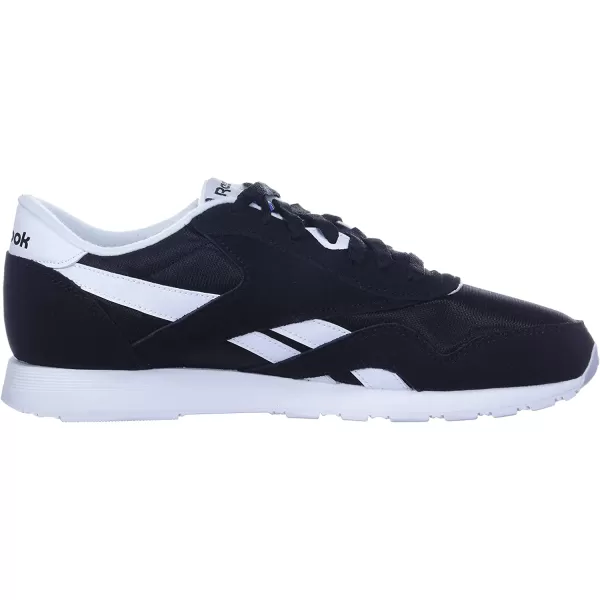 imageReebok Mens Classic Nylon SneakerBlackBlackWhite