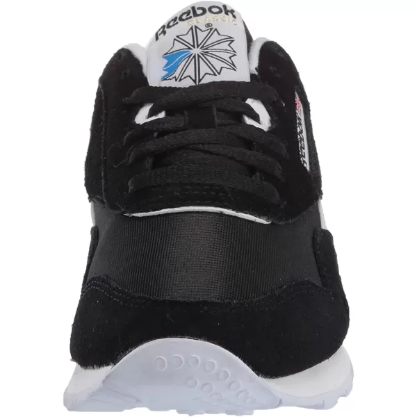 imageReebok Mens Classic Nylon SneakerBlackBlackWhite