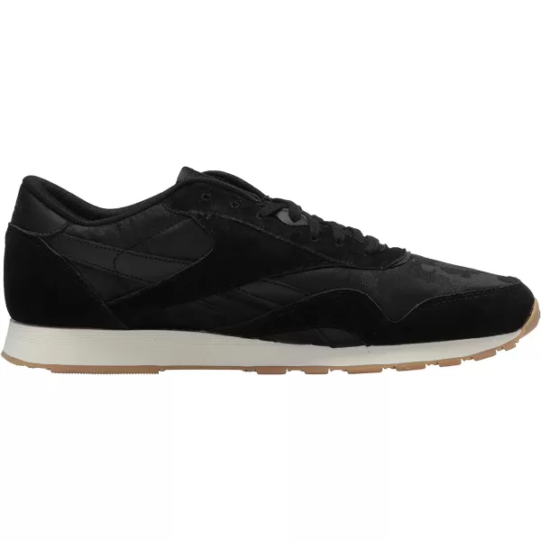 imageReebok Mens Classic Nylon SneakerBlackChalk