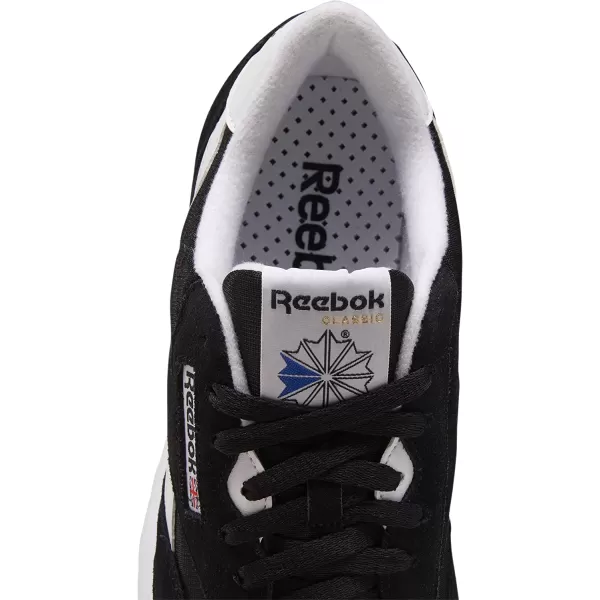 imageReebok Mens Classic Nylon SneakerBlackWhiteBlack