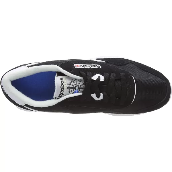 imageReebok Mens Classic Nylon SneakerBlackWhiteBlack