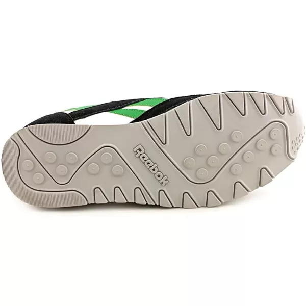 imageReebok Mens Classic Nylon SneakerBlackWhiteGlen GreenSteel