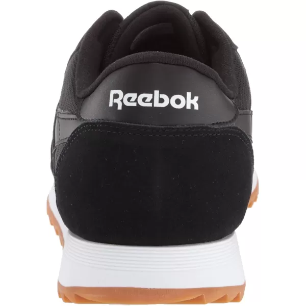 imageReebok Mens Classic Nylon SneakerBlackWhiteGreyGum