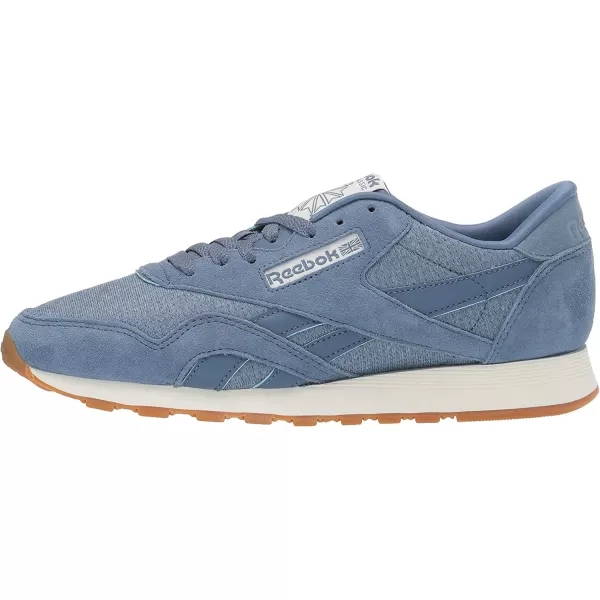 imageReebok Mens Classic Nylon SneakerBlue SlateChalk