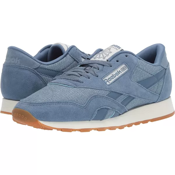 imageReebok Mens Classic Nylon SneakerBlue SlateChalk