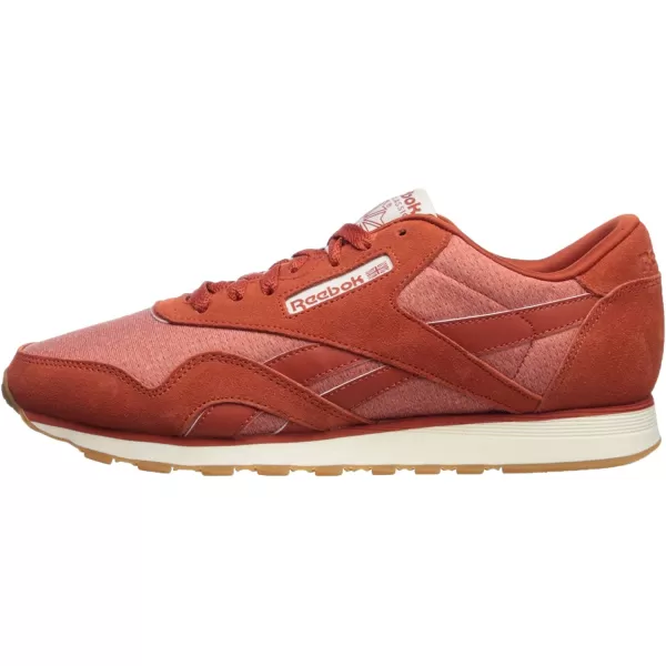 imageReebok Mens Classic Nylon SneakerBurnt AmberChalk