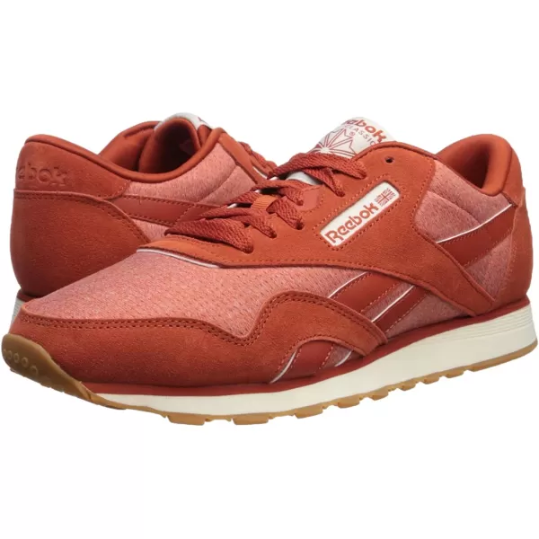 imageReebok Mens Classic Nylon SneakerBurnt AmberChalk