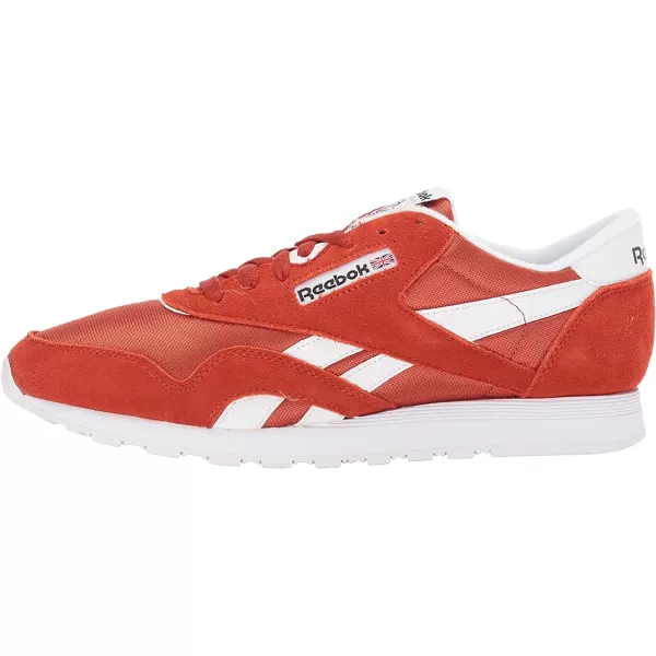 imageReebok Mens Classic Nylon SneakerBurnt AmberWhite