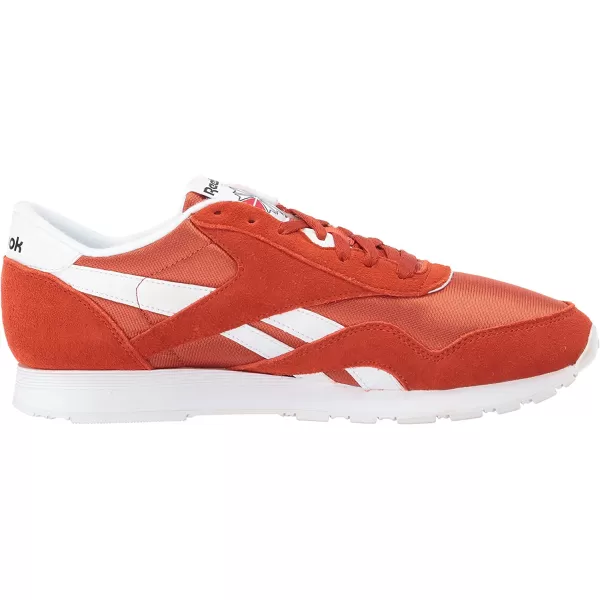 imageReebok Mens Classic Nylon SneakerBurnt AmberWhite