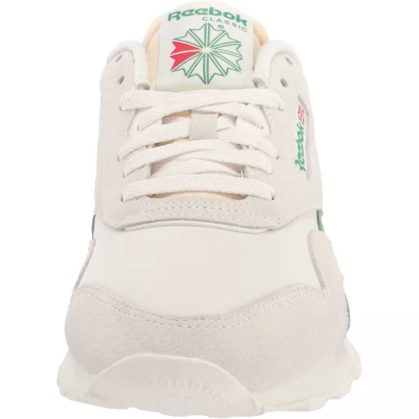 imageReebok Mens Classic Nylon SneakerChalkGlen GreenWhite