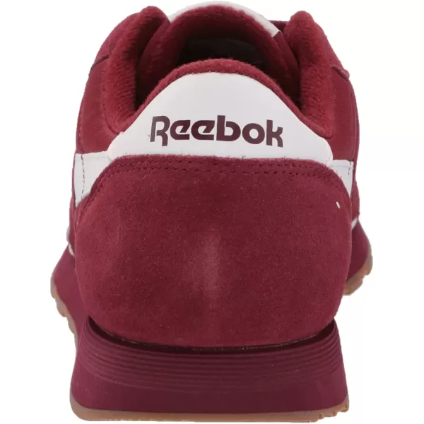 imageReebok Mens Classic Nylon SneakerClassic BurgundyWhite