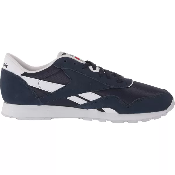 imageReebok Mens Classic Nylon SneakerCollegiate NavyWhiteRed