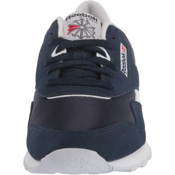 imageReebok Mens Classic Nylon SneakerCollegiate NavyWhiteRed